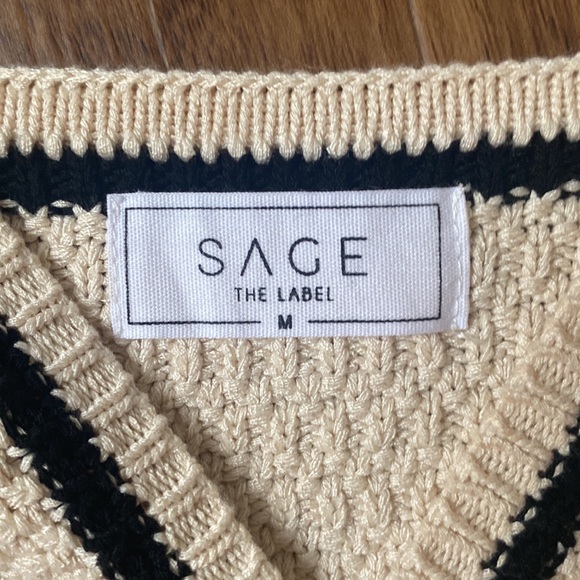 Sage The Label Oh Baby Bustier Crochet Crop Top - Picture 3 of 7